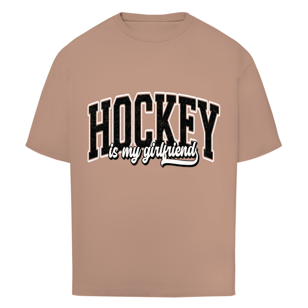 Oversize T-Shirt HOCKEY IS MY GIRLFRIEND
