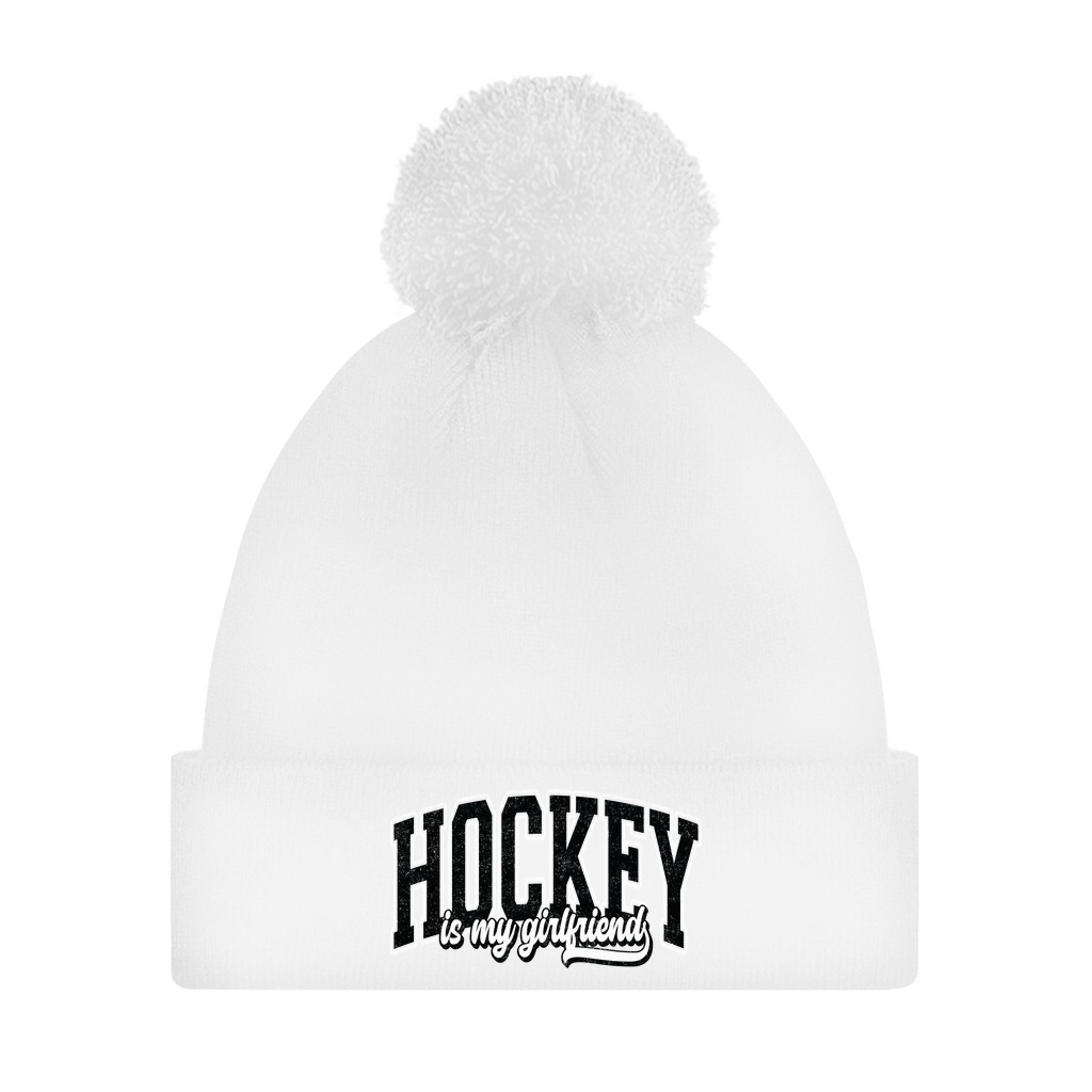 Bommelmütze HOCKEY IS MY GIRLFRIEND