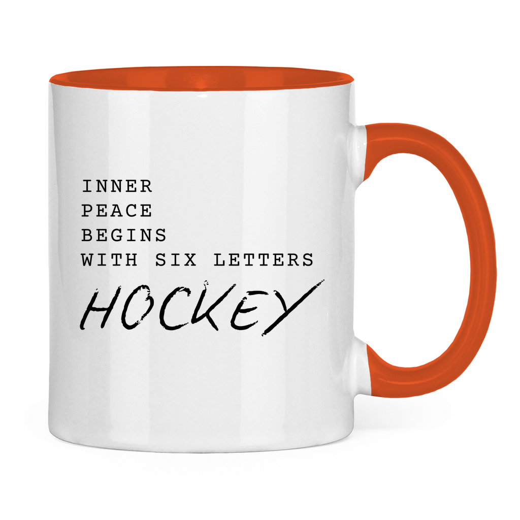 Tasse zweifarbig INNER PEACE
