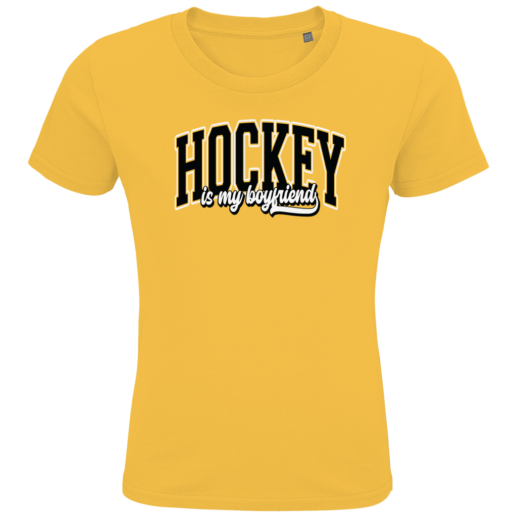 Kids T-Shirt HOCKEY IS MY BOYFRIEND