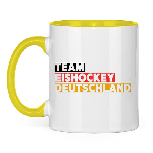 Tasse zweifarbig TEAM EISHOCKEY DEUTSCHLAND