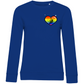 Ladies Sweatshirt RAINBOW SKATE HEART