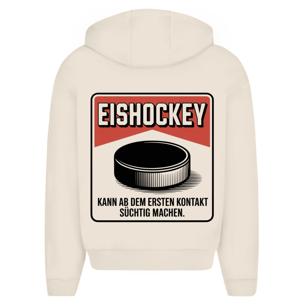 Oversize Zipper EISHOCKEY ZIGARETTENSCHACHTEL (back)