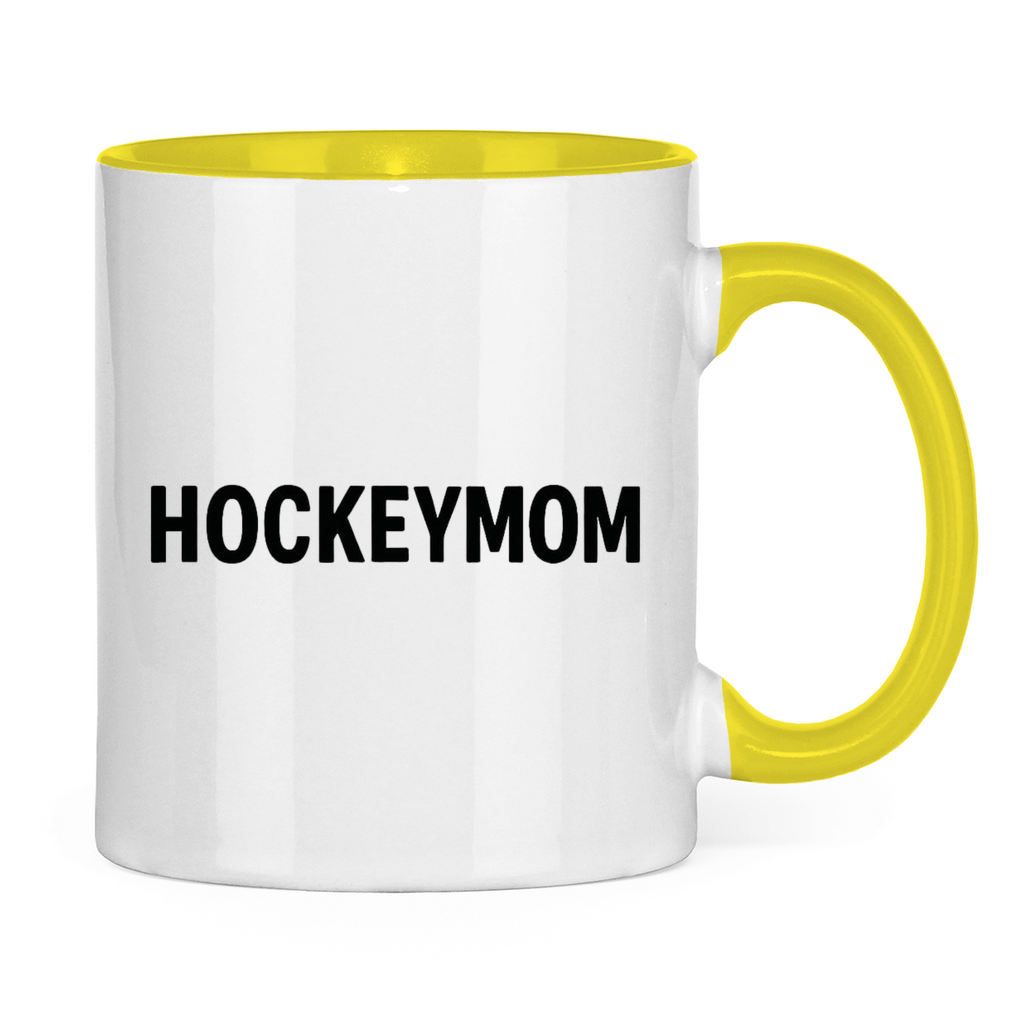 Tasse zweifarbig HOCKEYMOM BRAIN