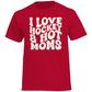 T-Shirt I LOVE HOCKEY & HOT MOMS