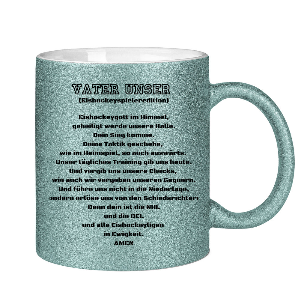 Glitzertasse VATER UNSER SPIELER