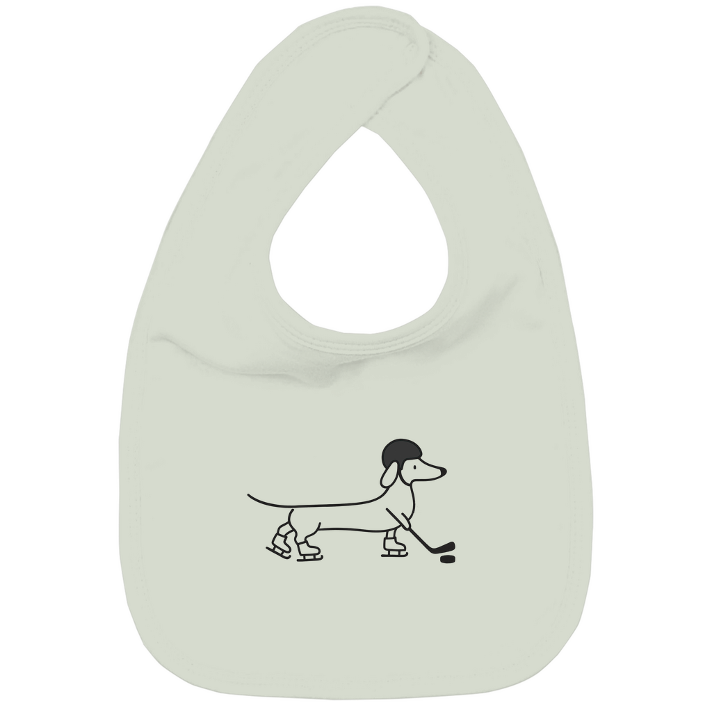 Kinder Bio Lätzchen HOCKEY DACKEL