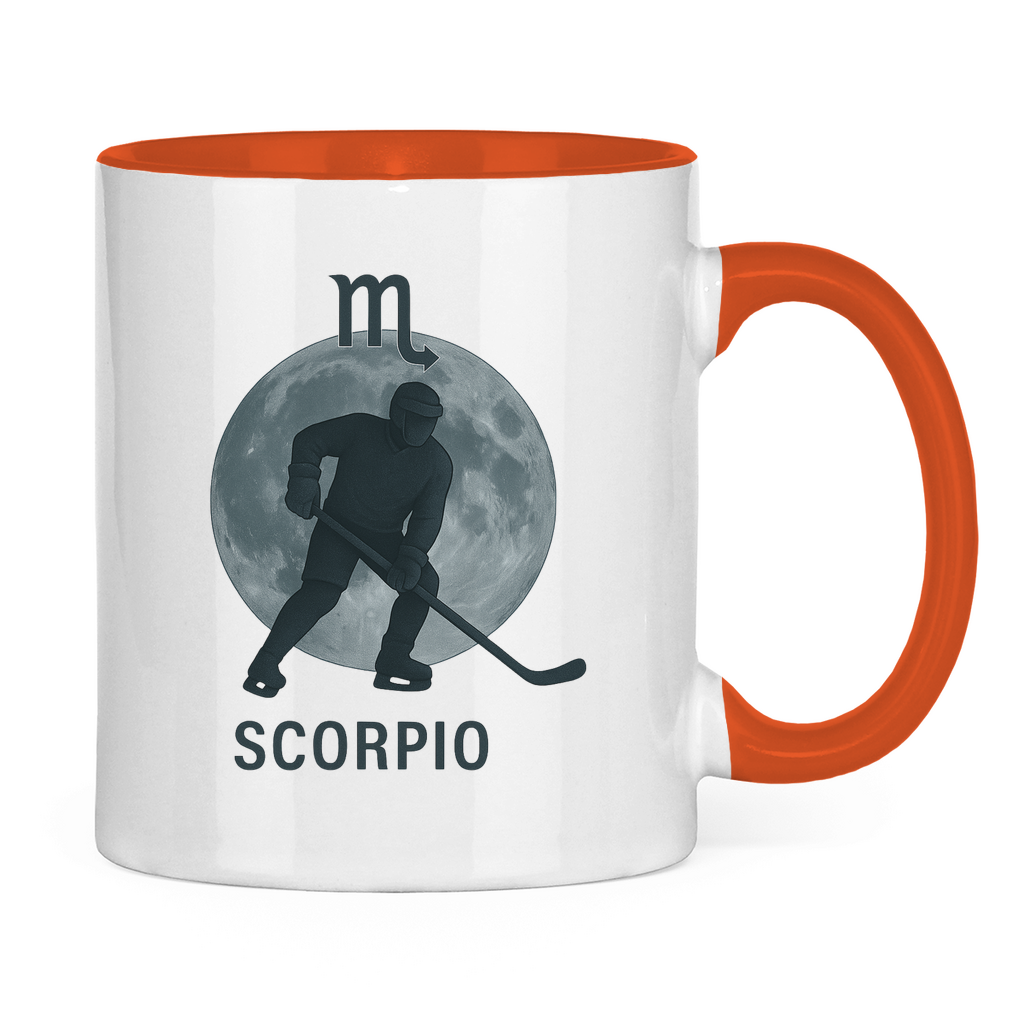 Tasse zweifarbig STERNZEICHEN SCORPIO / SKORPION