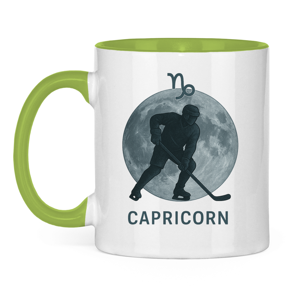 Tasse zweifarbig STERNZEICHEN CAPRICORN / STEINBOCK