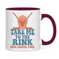 Tasse zweifarbig TAKE ME TO THE RINK GOALIE