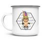 Emaille Tasse HOCKEYTROLL