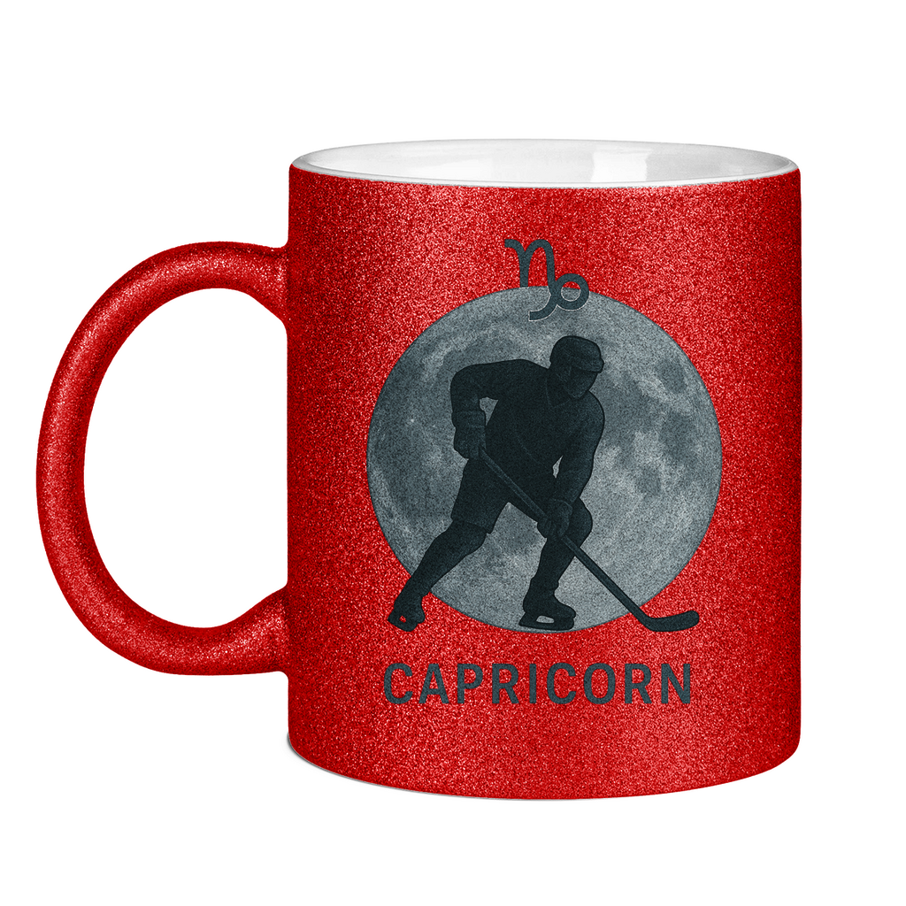 Glitzertasse STERNZEICHEN CAPRICORN / STEINBOCK