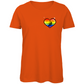 Ladies T-Shirt RAINBOW SKATE HEART