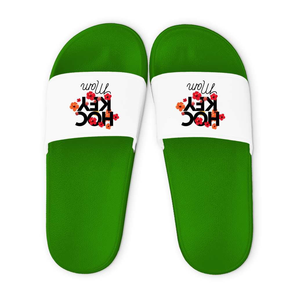 Badelatschen HOCKEY MOM FLOWERS