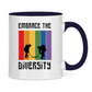 Tasse zweifarbig EMBRACE THE DIVERSITY