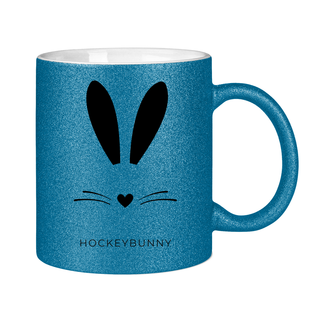 Glitzertasse HOCKEYBUNNY