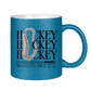 Glitzertasse HOCKEY MODERN