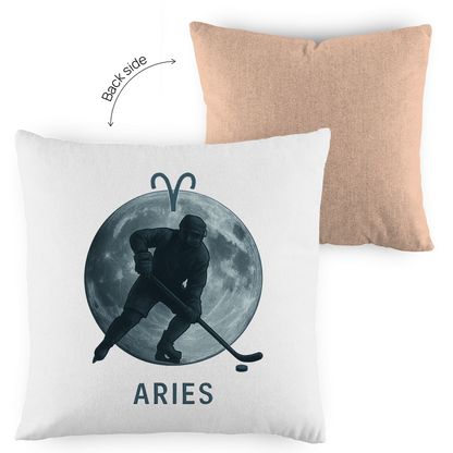 Kopfkissen zweifarbig STERNZEICHEN ARIES / WIDDER
