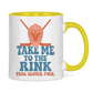 Tasse zweifarbig TAKE ME TO THE RINK GOALIE