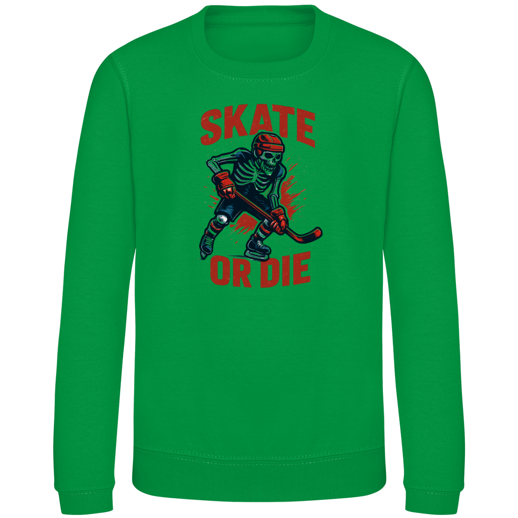 Kids Sweatshirt HALLOWEEN SKATE OR DIE