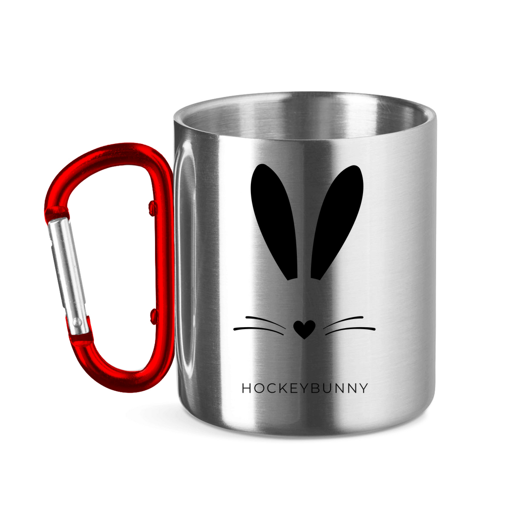 Edelstahltasse HOCKEYBUNNY