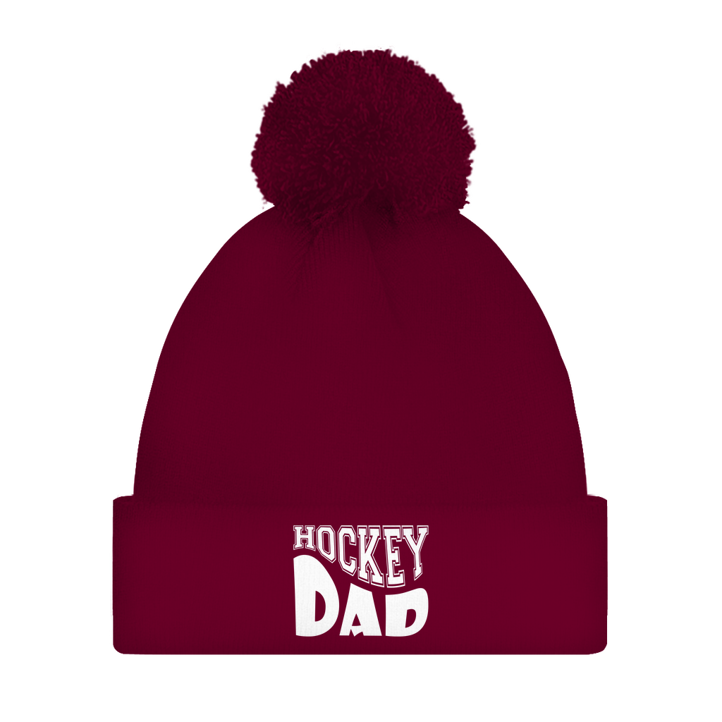 Bommelmütze HOCKEYDAD WAVE