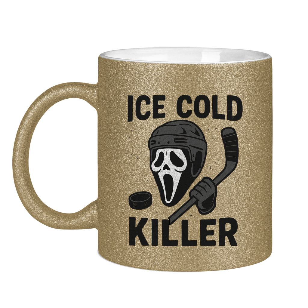 Glitzertasse ICE COLD KILLER