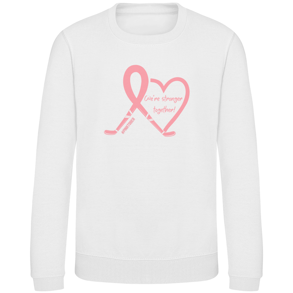 Kids Sweatshirt PINKTOBER STRONGER TOGETHER