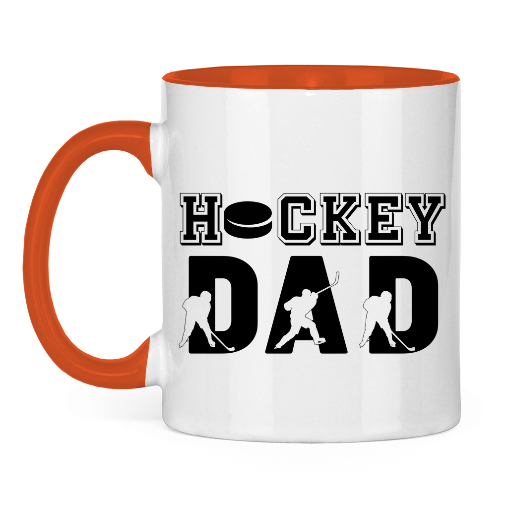 Tasse zweifarbig HOCKEYDAD SPIELER