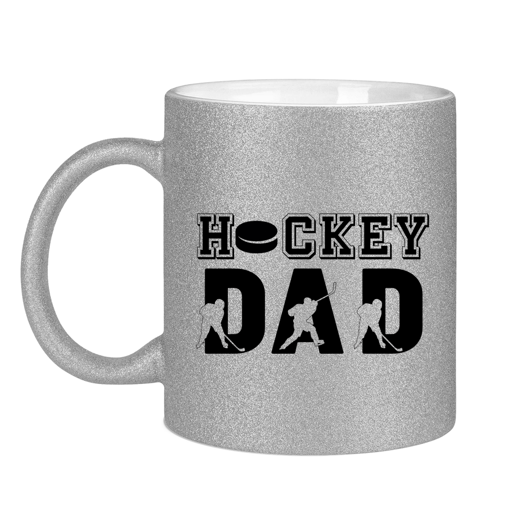 Glitzertasse HOCKEYDAD SPIELER