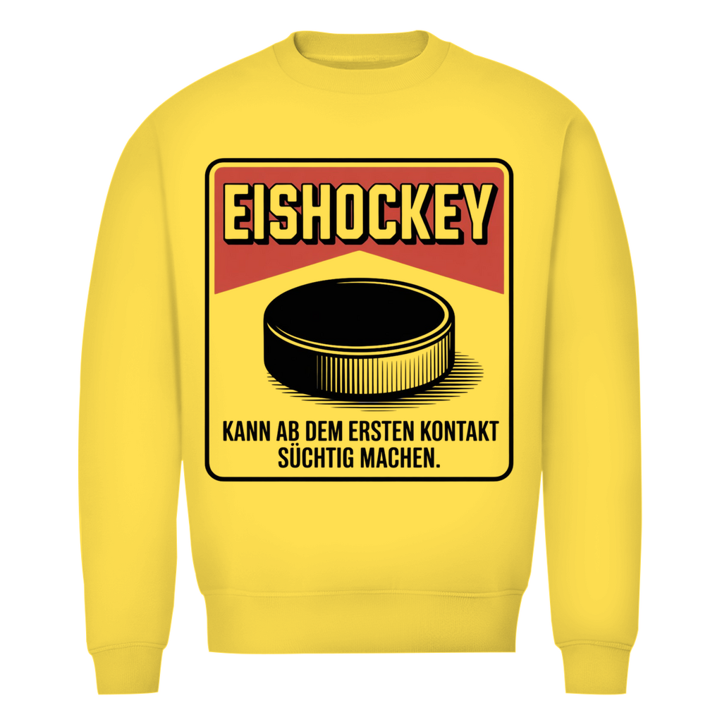 Unisex Sweatshirt  EISHOCKEY ZIGARETTENSCHACHTEL
