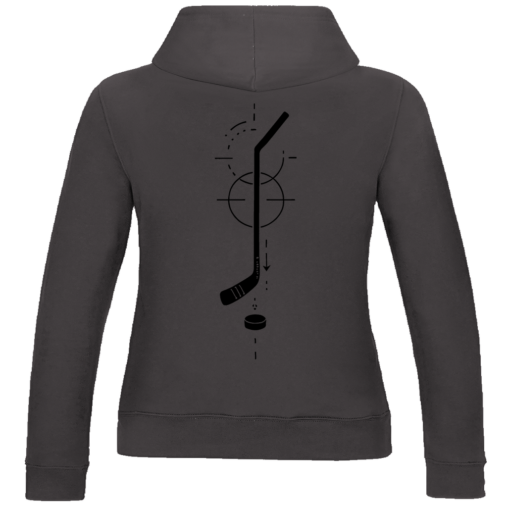 Ladies Hoodie HOCKEYSTICK MODERN (back)