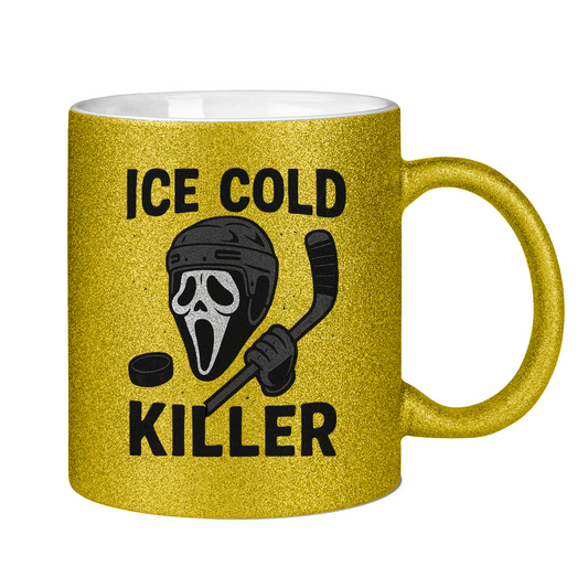 Glitzertasse ICE COLD KILLER