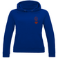 Ladies Hoodie  HOCKEY HERZKÖNIGIN (front&back)