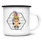 Emaille Tasse HOCKEYTROLL