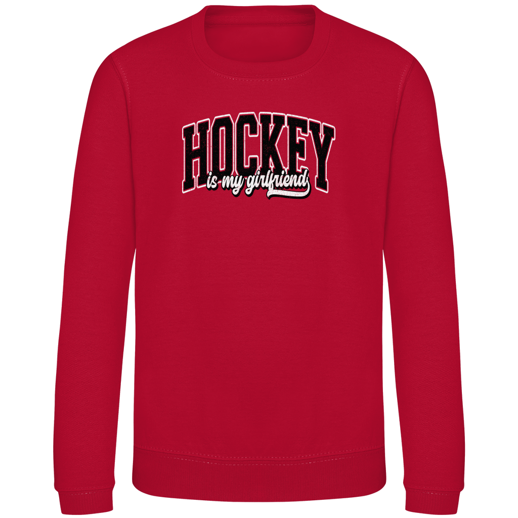 Kids Sweatshirt HOCKEY IS MY GIRLFRIEND