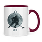 Tasse zweifarbig STERNZEICHEN LEO / LÖWE