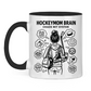 Tasse zweifarbig HOCKEYMOM BRAIN