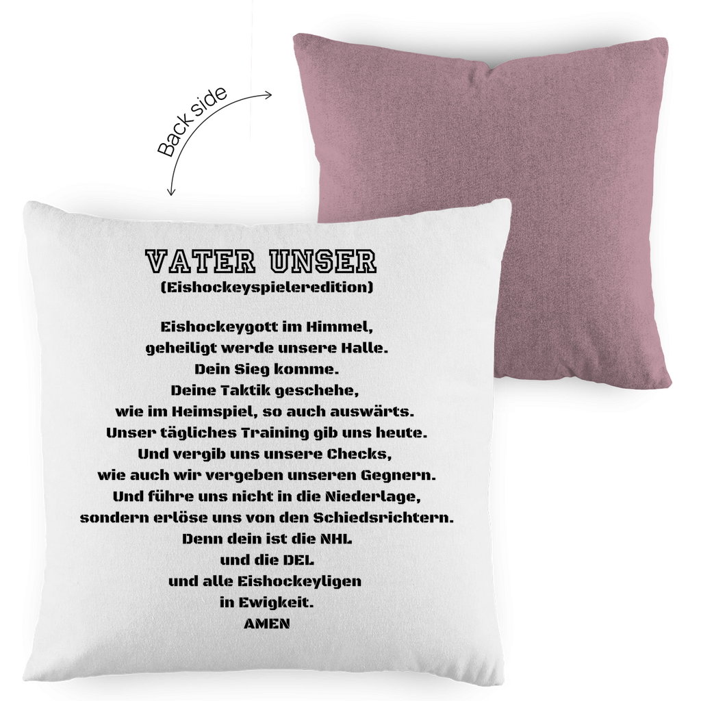 Kopfkissen zweifarbig VATER UNSER SPIELER