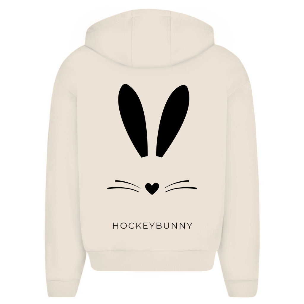 Oversize Zipper HOCKEYBUNNY (front&back)