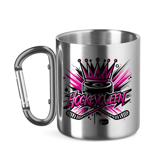 Edelstahltasse HOCKEYQUEEN