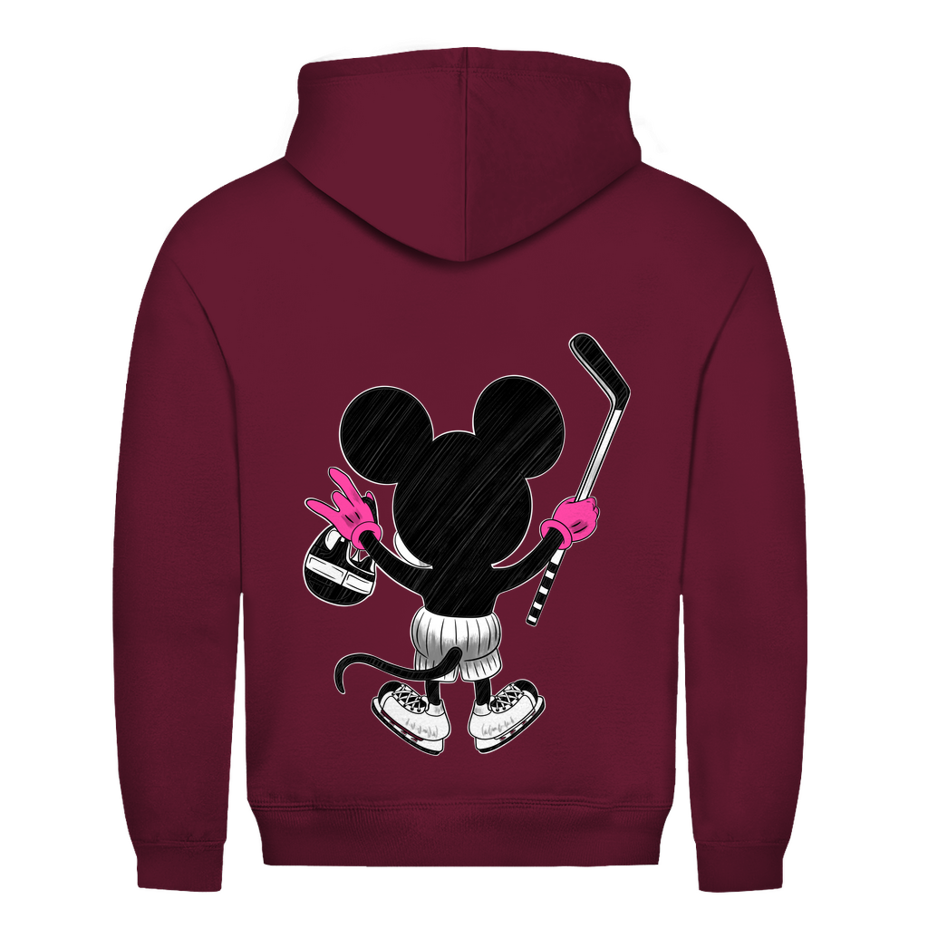 Hoodie HOCKEYMOUSE PINK (back)