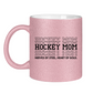 Glitzertasse HOCKEYMOM NERVES & HEART