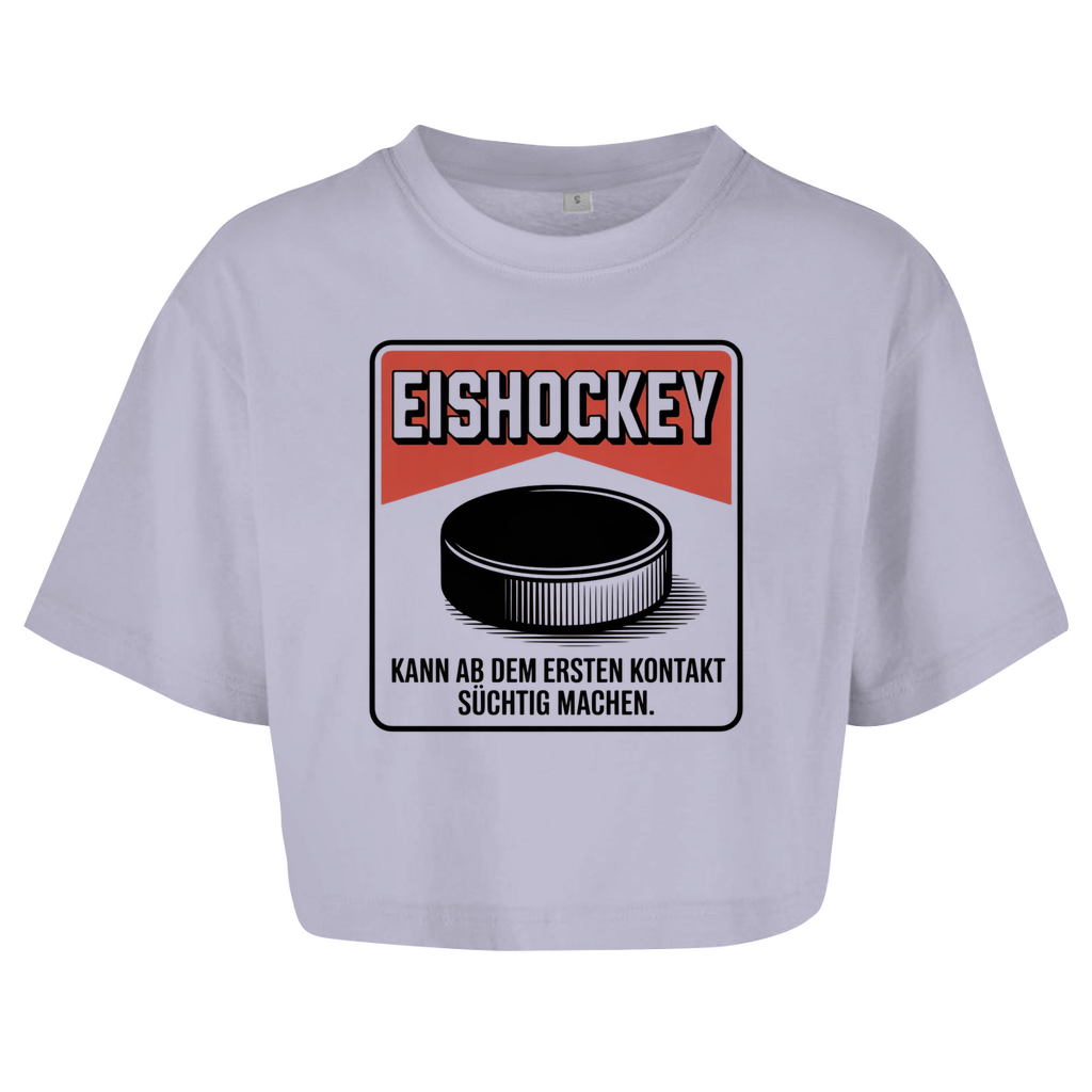 Ladies Crop Top EISHOCKEY ZIGARETTENSCHACHTEL