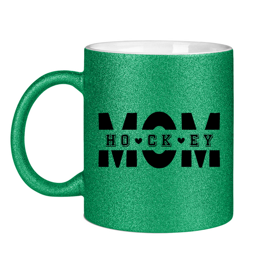 Glitzertasse HOCKEYMOM
