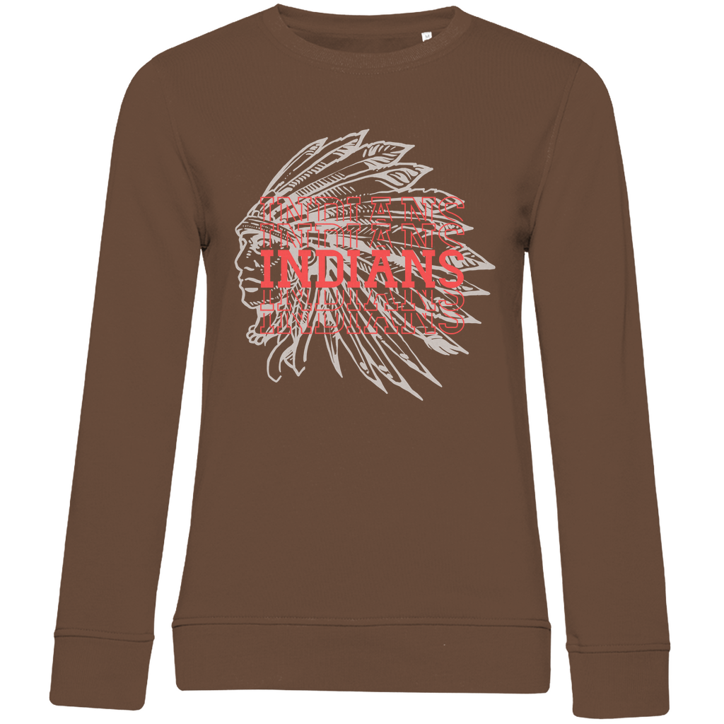 Ladies Sweatshirt INDIANS HEAD
