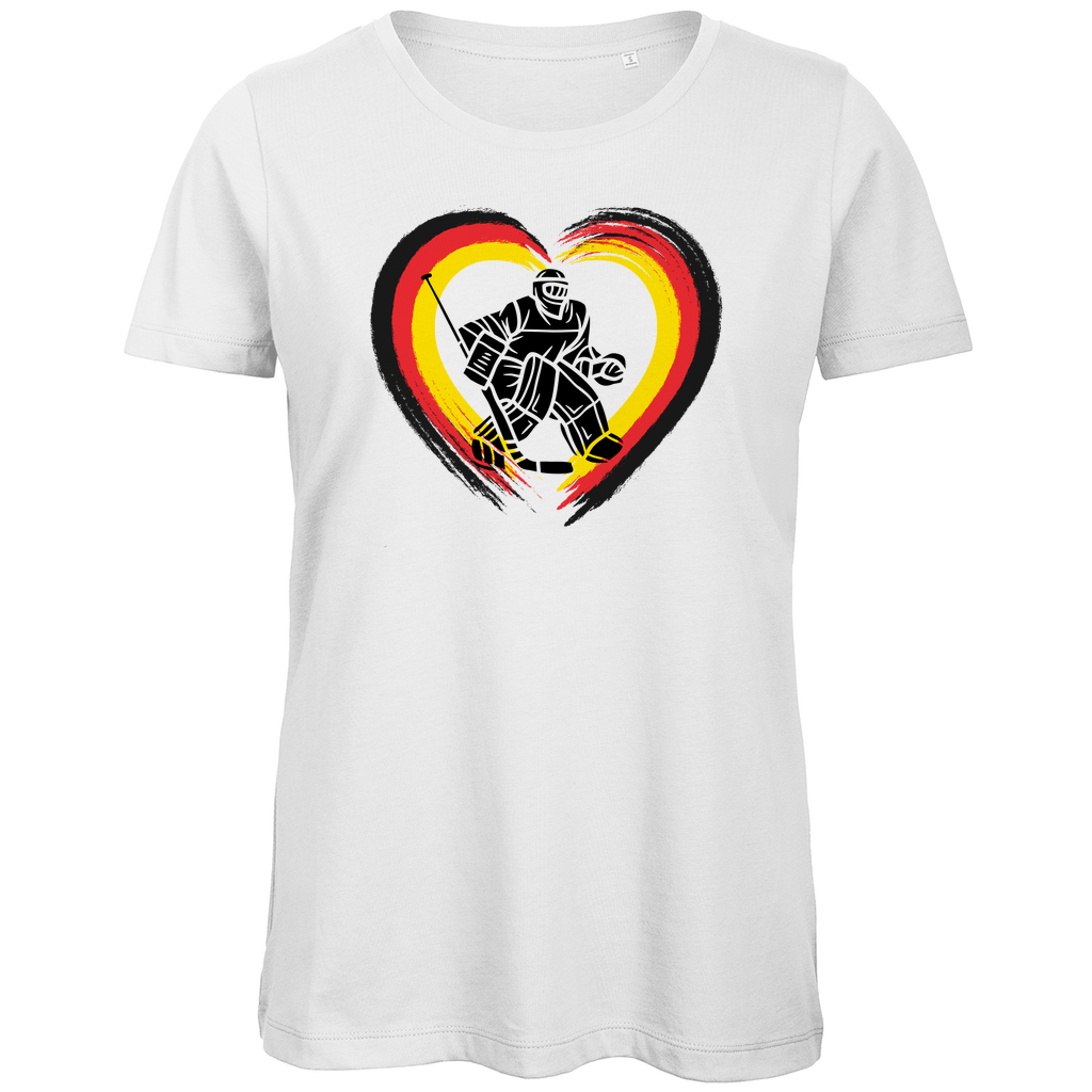 Ladies T-Shirt HEART GERMANY GOALIE