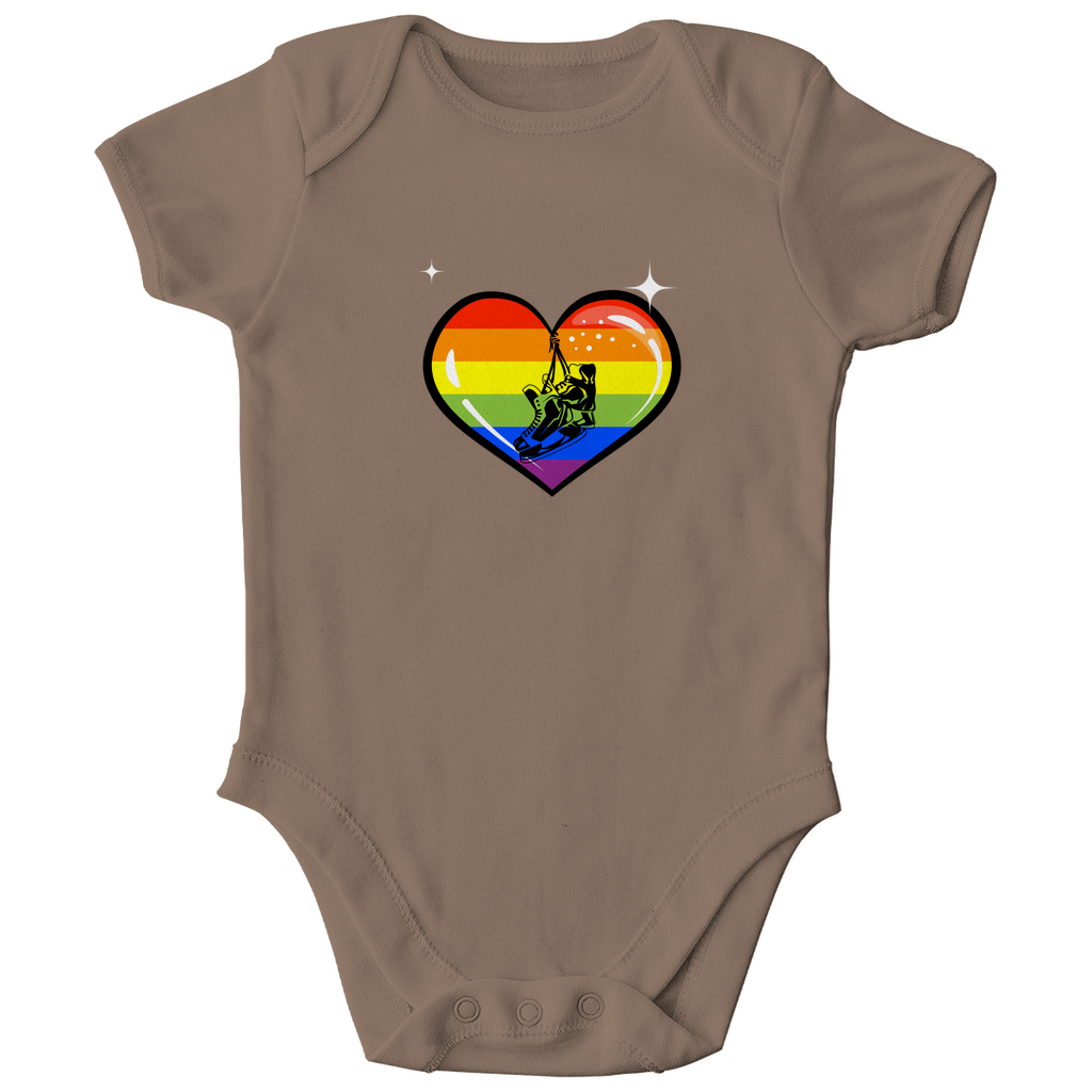 Babybody RAINBOW SKATE HEART