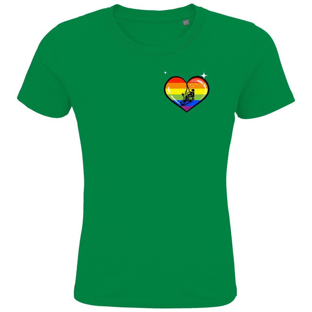 Kids T-Shirt RAINBOW SKATE HEART