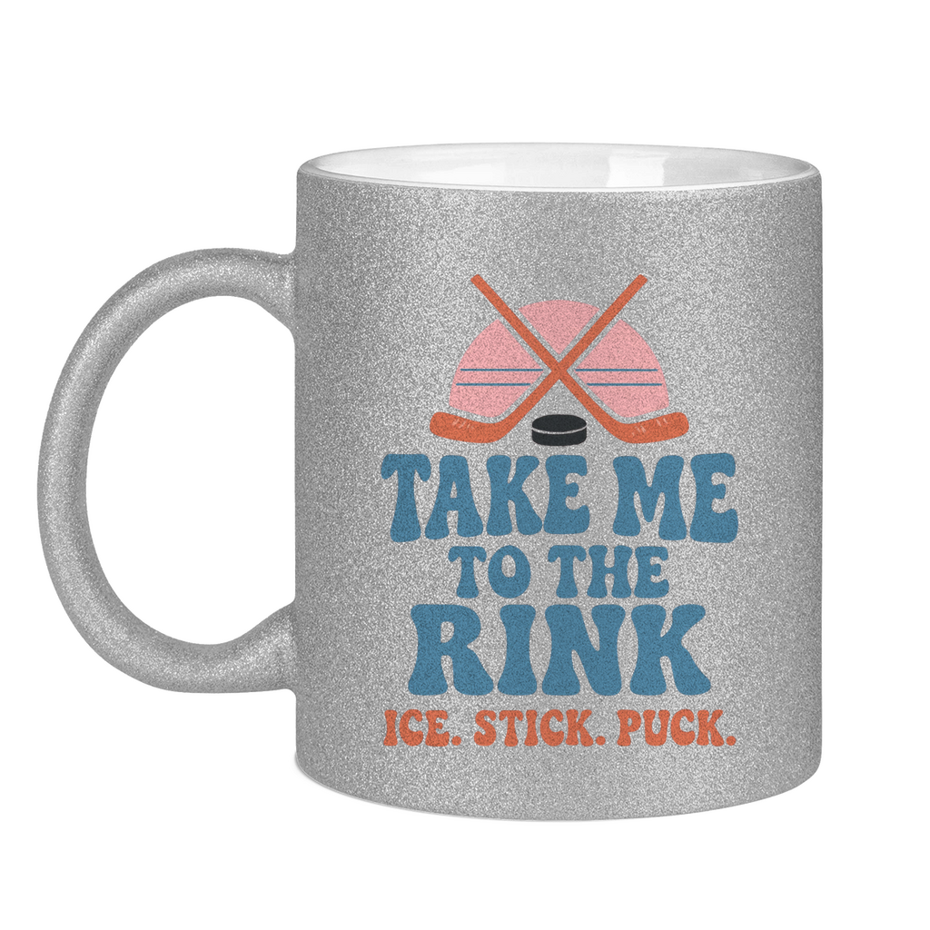 Glitzertasse TAKE ME TO THE RINK